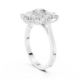 Ladies Ring ALR-65@7 - White Gold - Image