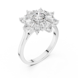 Ladies Ring ALR-65@7 - White Gold - Image