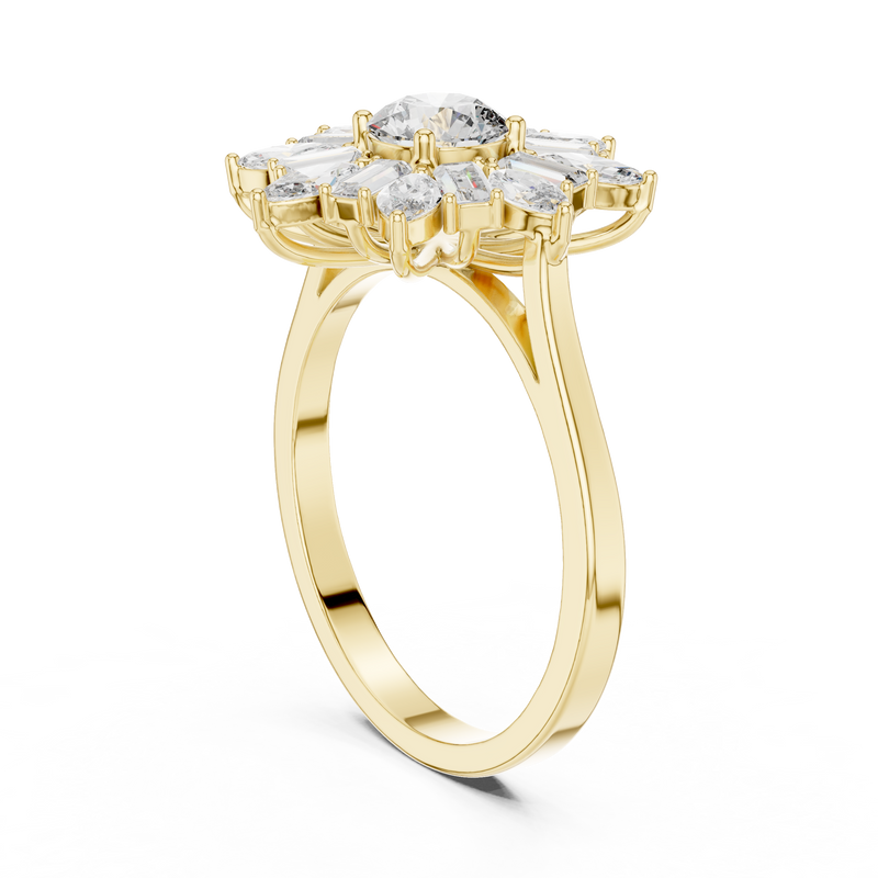 Ladies Ring ALR-65@7 - Yellow Gold - Image