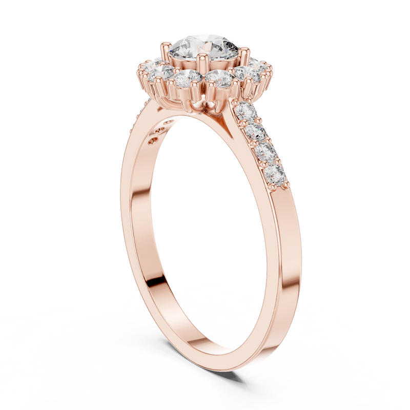 Ladies Ring ALR-66@7 - Rose Gold - Image