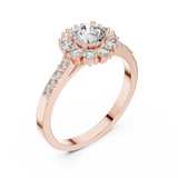 Ladies Ring ALR-66@7 - Rose Gold - Image