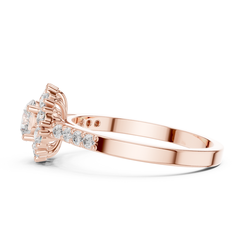 Ladies Ring ALR-66@7 - Rose Gold - Image