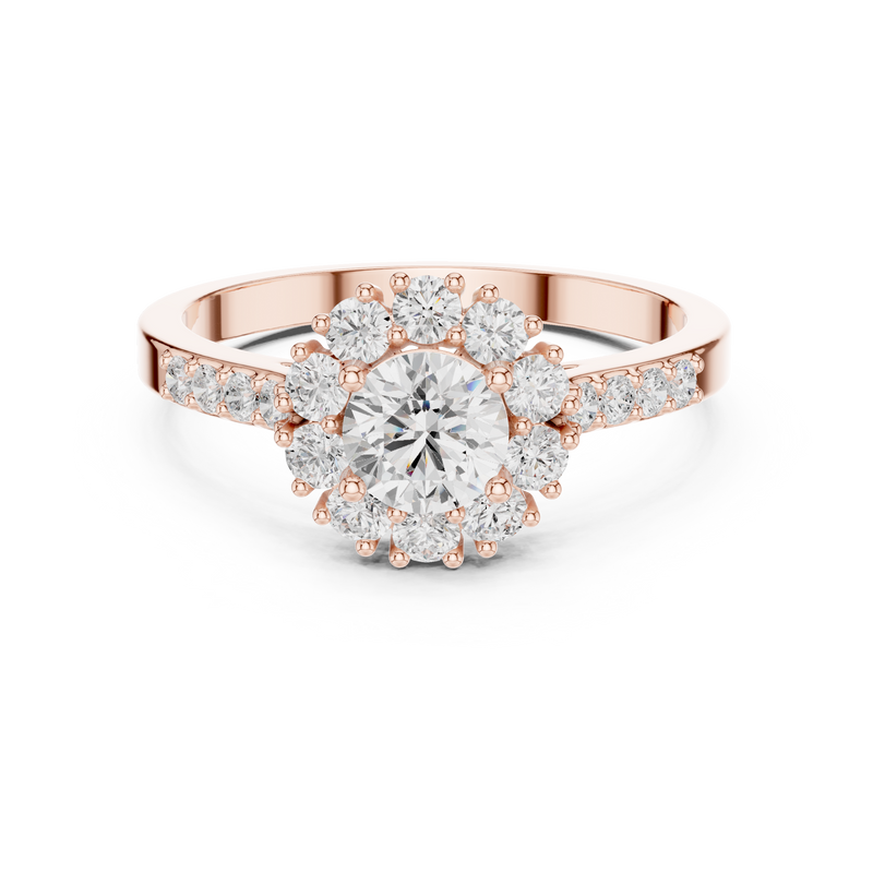 Ladies Ring ALR-66@7 - Rose Gold - Image