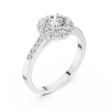 Ladies Ring ALR-66@7 - White Gold - Image