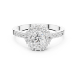 Ladies Ring ALR-66@7 - White Gold - Image