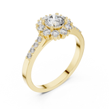 Ladies Ring ALR-66@7 - Yellow Gold - Image