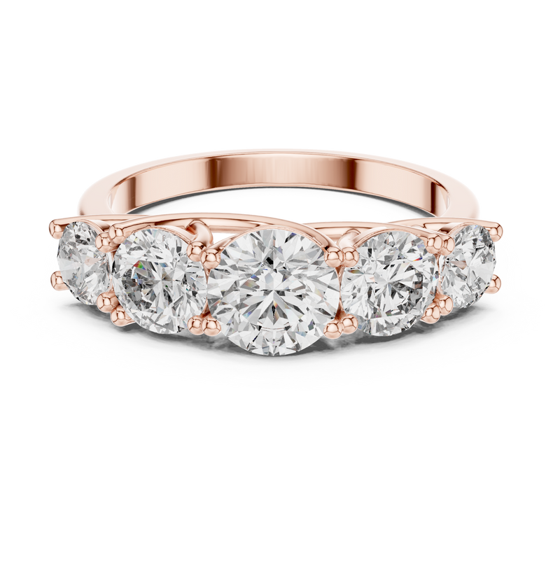 Ladies Ring ALR-70@7 - Rose Gold - Image
