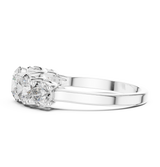 Ladies Ring ALR-70@7 - White Gold - Image