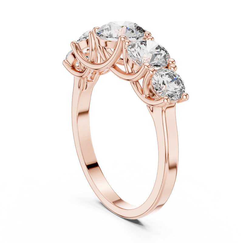 Ladies Ring ALR-70@7 - Rose Gold - Image