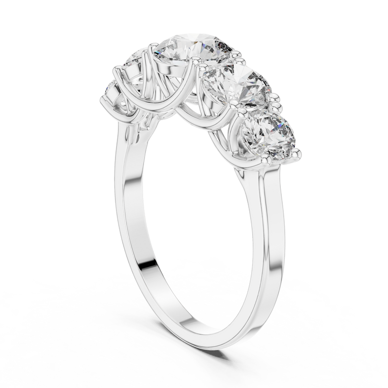 Ladies Ring ALR-70@7 - White Gold - Image