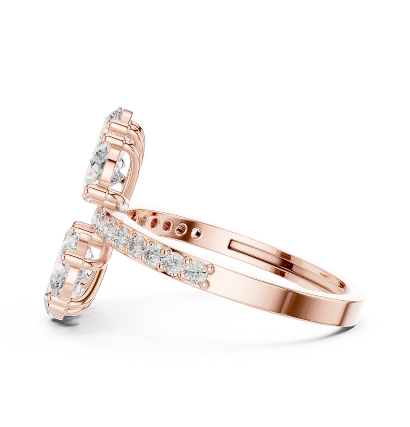 Ladies Ring ALR-71@7 - Rose Gold - Image
