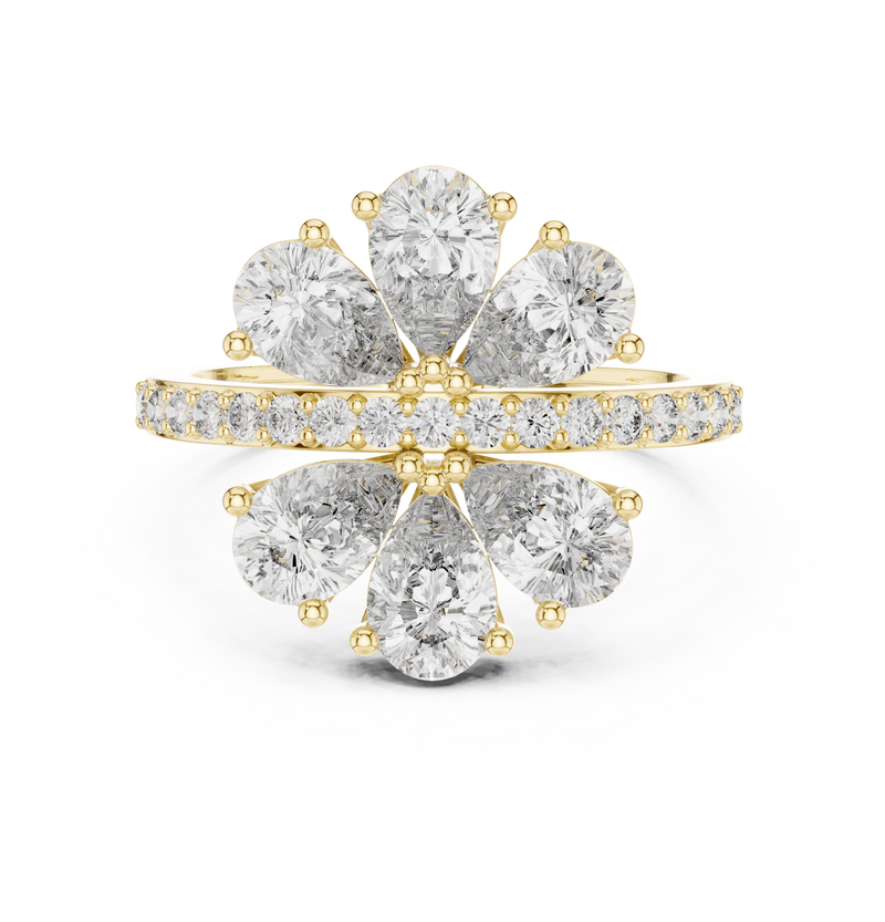 Ladies Ring ALR-71@7 - Yellow Gold - Image