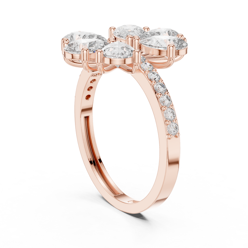 Ladies Ring ALR-71@7 - Rose Gold - Image