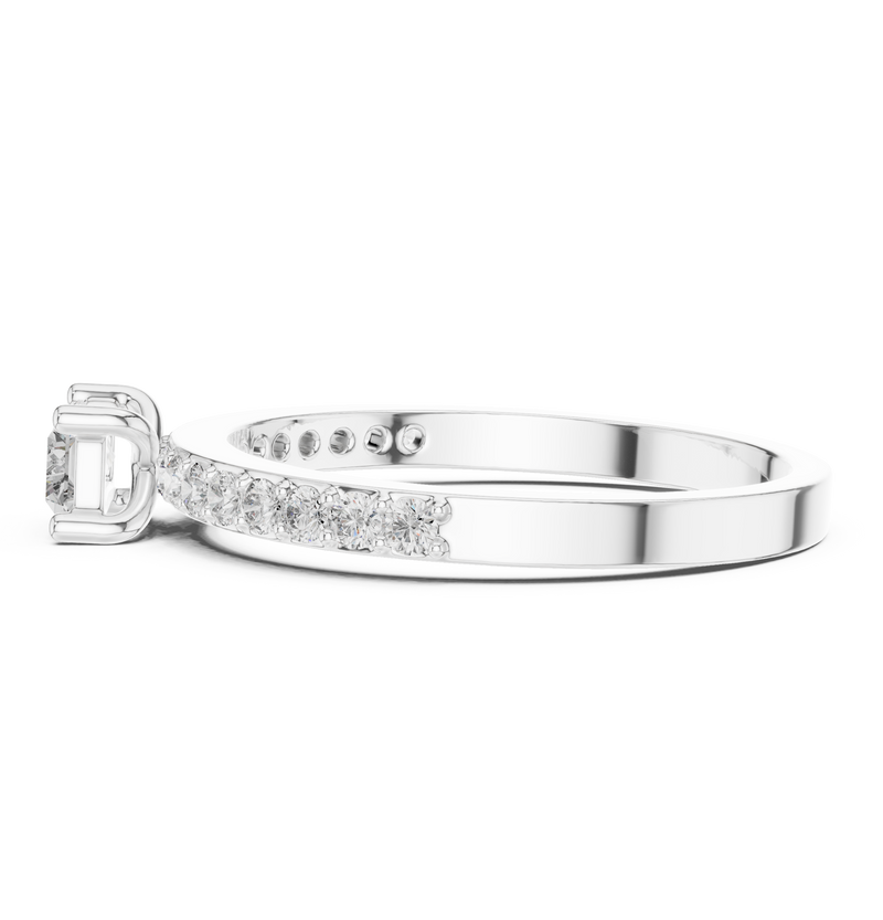 Ladies Ring ALR-80@7 - White Gold - Image