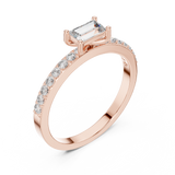 Ladies Ring ALR-80@7 - Rose Gold - Image