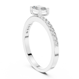 Ladies Ring ALR-80@7 - White Gold - Image