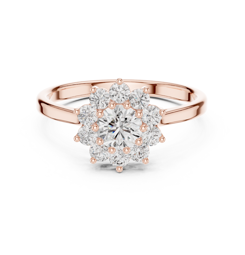 Ladies Ring ALR-94@7 - Rose Gold - Image