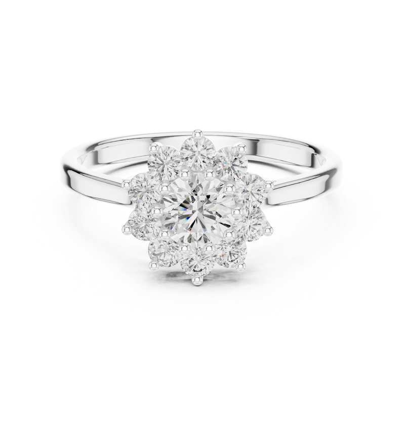 Ladies Ring ALR-94@7 - White Gold - Image