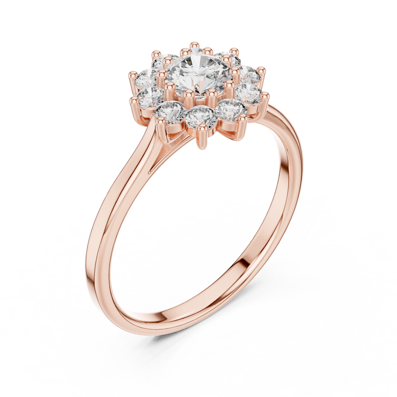 Ladies Ring ALR-94@7 - Rose Gold - Image