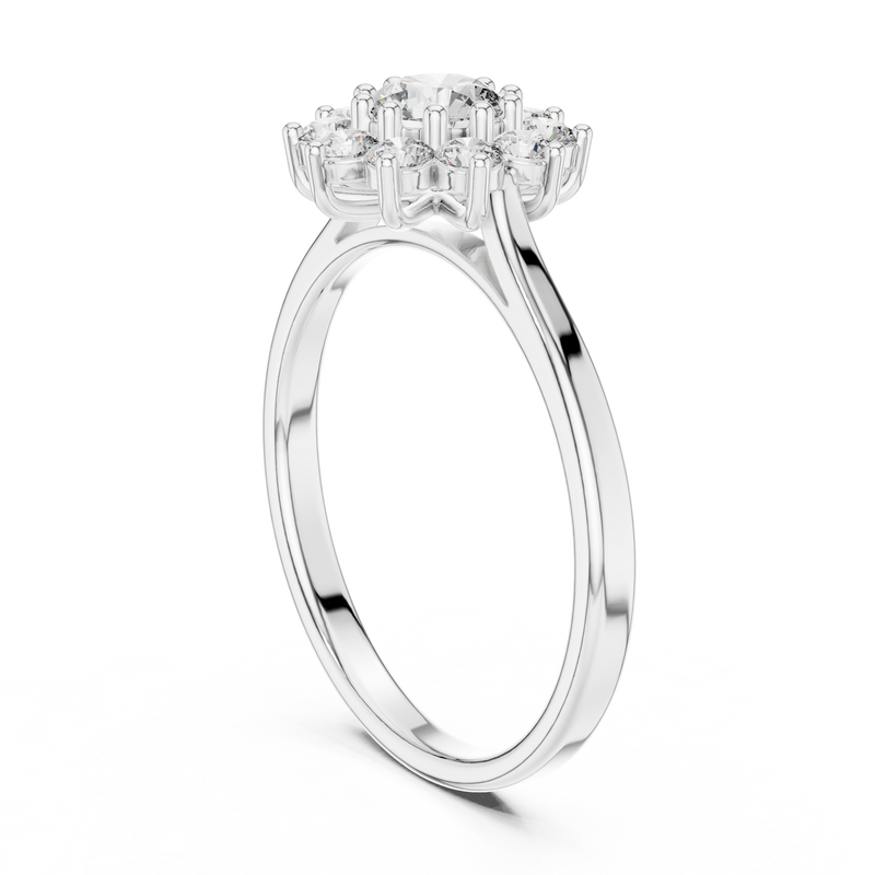 Ladies Ring ALR-94@7 - White Gold - Image