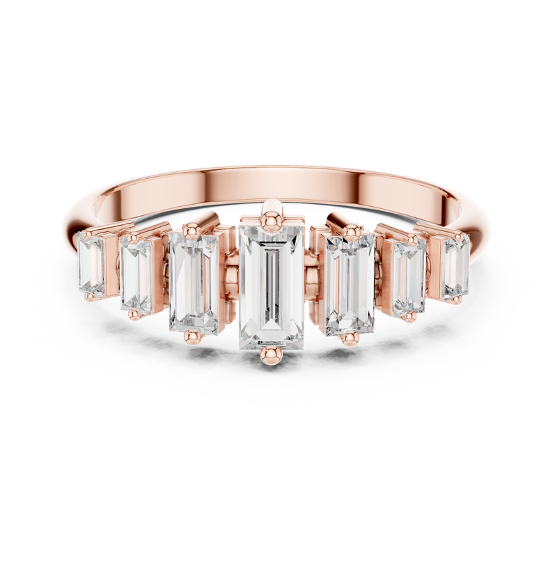 Ladies Ring ALR-98@7 - Rose Gold - Image
