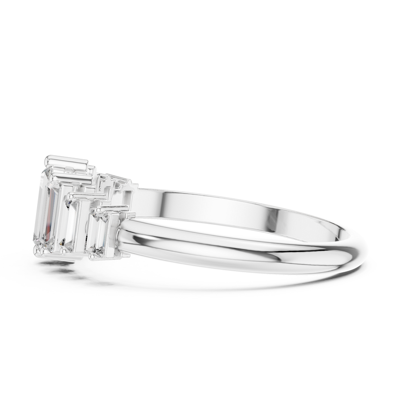 Ladies Ring ALR-98@7 - White Gold - Image