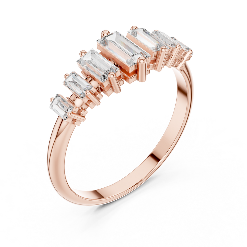 Ladies Ring ALR-98@7 - Rose Gold - Image