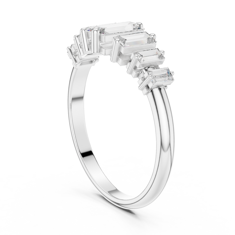 Ladies Ring ALR-98@7 - White Gold - Image