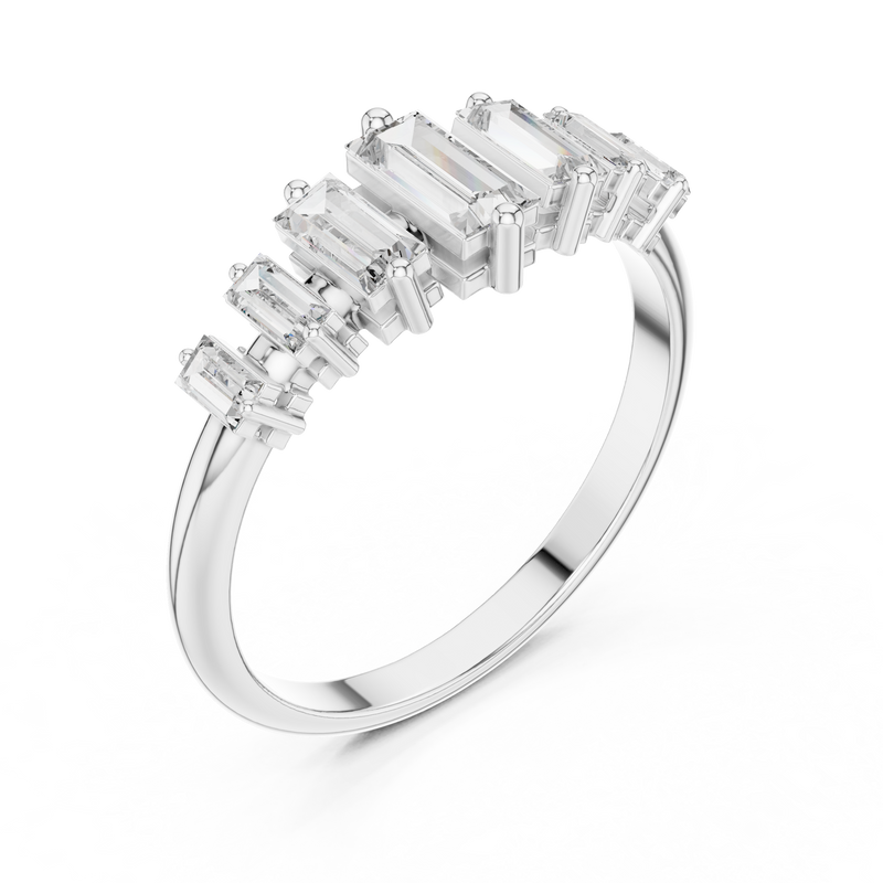Ladies Ring ALR-98@7 - White Gold - Image