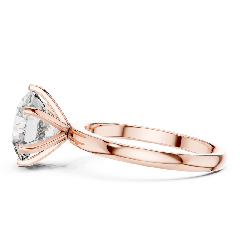 Ladies Ring AOMLR105130@7 - Rose Gold - Image