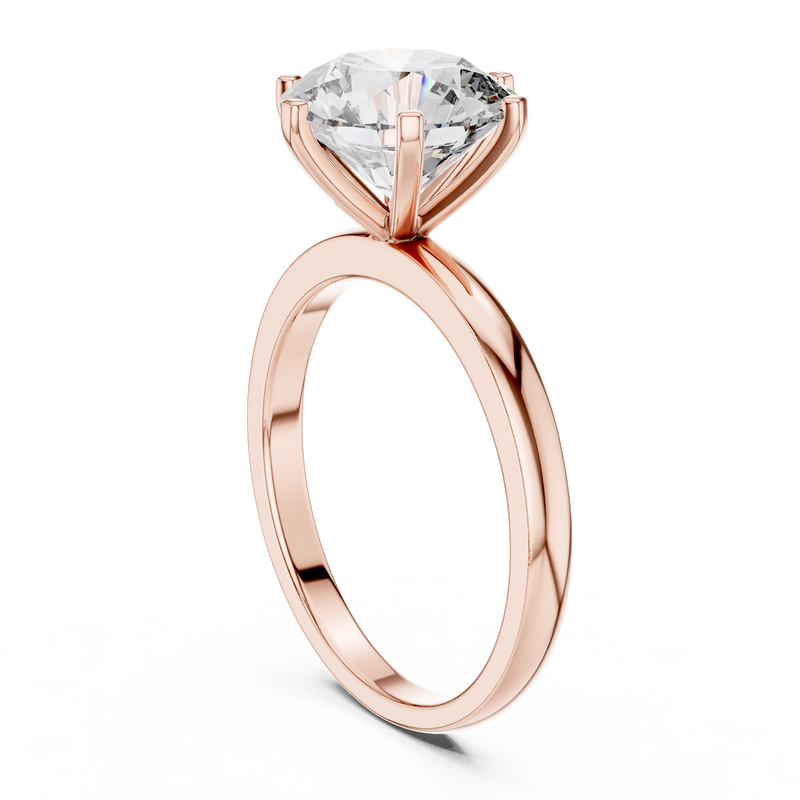 Ladies Ring AOMLR105130@7 - Rose Gold - Image