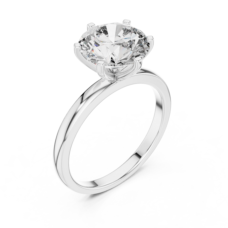 Ladies Ring AOMLR105130@7 - White Gold - Image