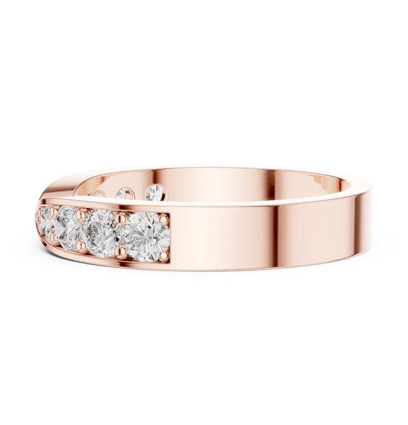 Ladies Ring AOMLR105131@7 - Rose Gold - Image
