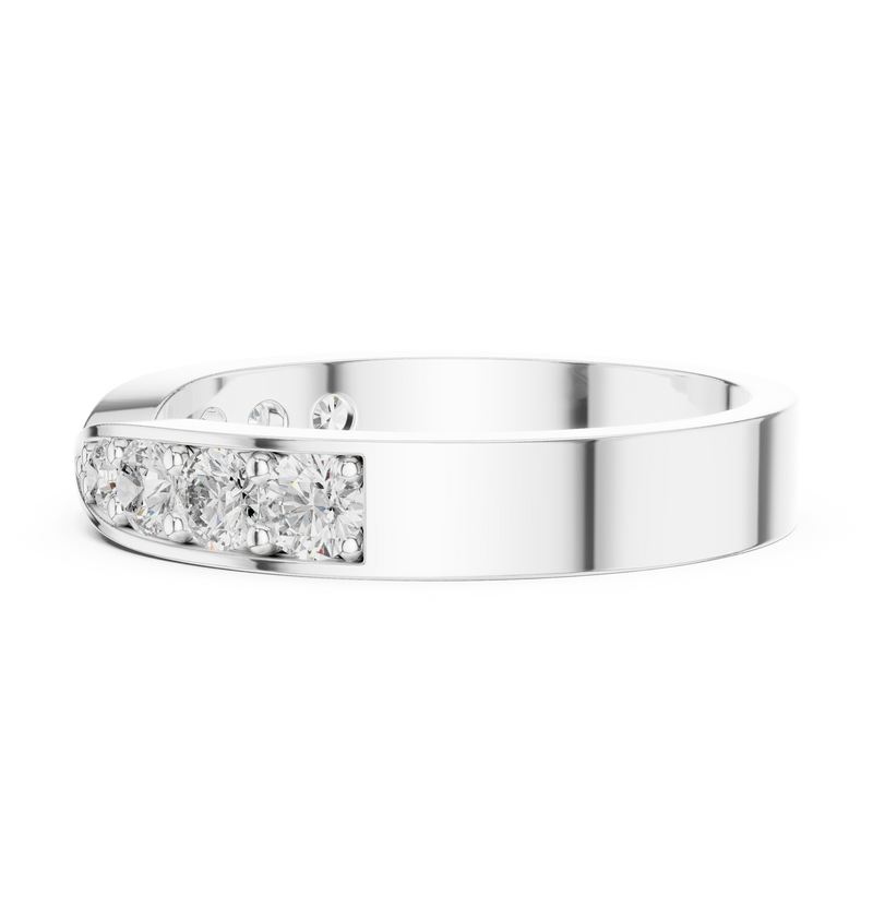 Ladies Ring AOMLR105131@7 - White Gold - Image