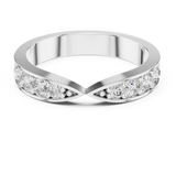 Ladies Ring AOMLR105131@7 - White Gold - Image