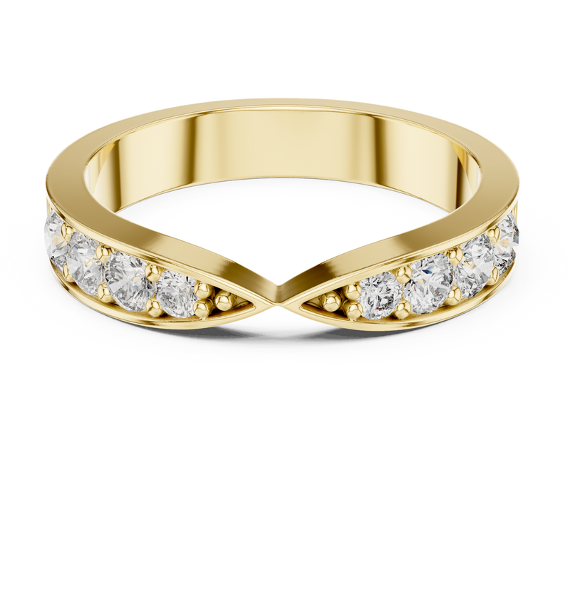 Ladies Ring AOMLR105131@7 - Yellow Gold - Image