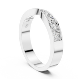 Ladies Ring AOMLR105131@7 - White Gold - Image