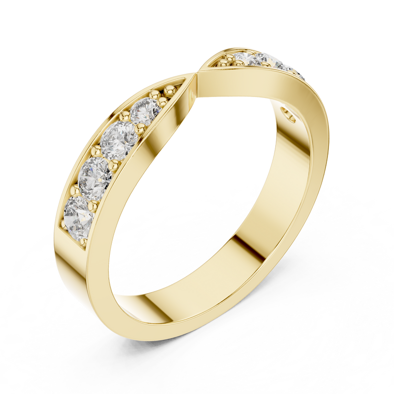 Ladies Ring AOMLR105131@7 - Yellow Gold - Image