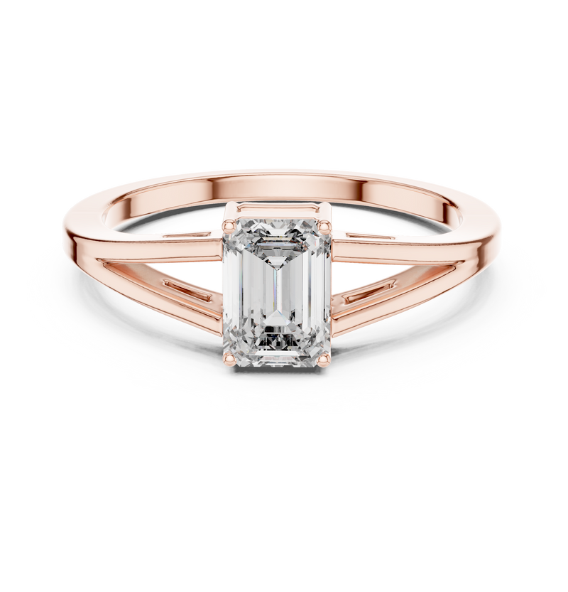 Ladies Ring AVBLR-128@7 - Rose Gold - Image