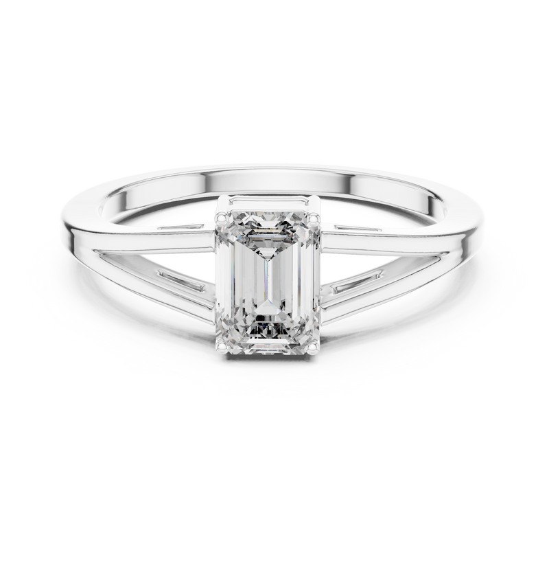 Ladies Ring AVBLR-128@7 - White Gold - Image