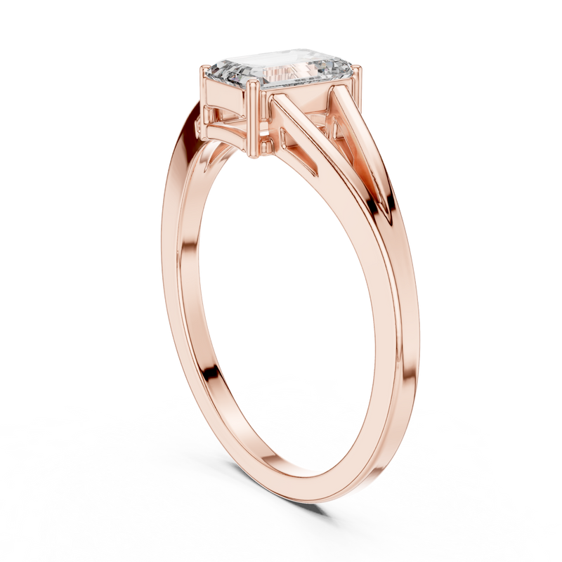 Ladies Ring AVBLR-128@7 - Rose Gold - Image
