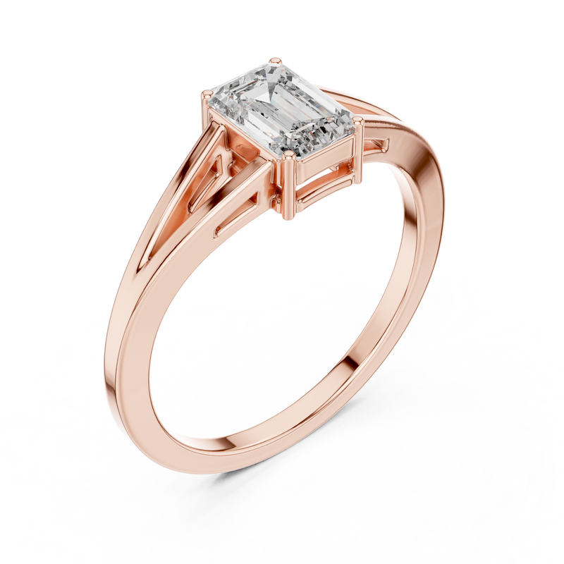 Ladies Ring AVBLR-128@7 - Rose Gold - Image