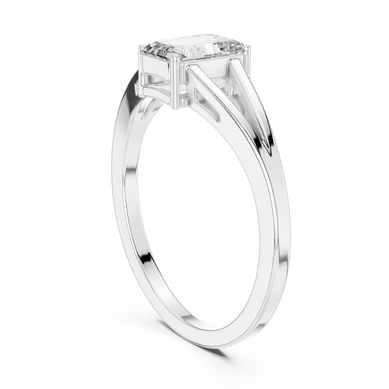 Ladies Ring AVBLR-128@7 - White Gold - Image