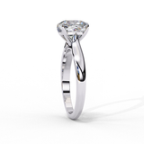 14k IGI certified cushion ring with E-F color VVS-VS clarity diamonds 16