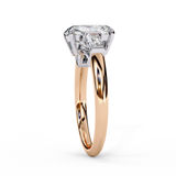 14k IGI certified emerald ring with E-F color VVS-VS clarity diamonds 27