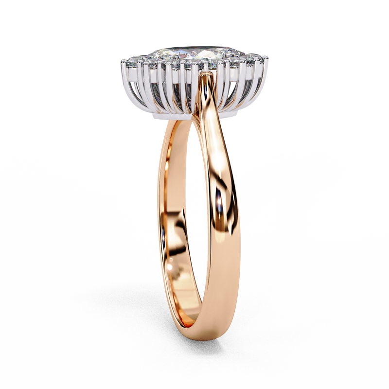 14k IGI certified marquise ring with E-F color VVS-VS clarity diamonds 29