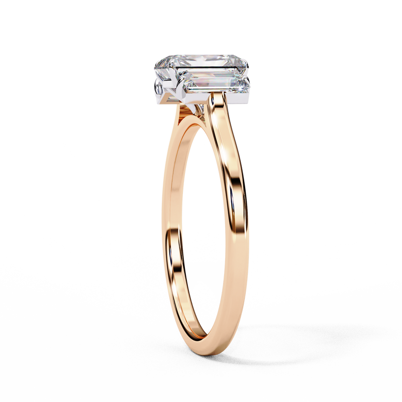 14k IGI certified emerald ring with E-F color VVS-VS clarity diamonds 31