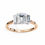 14k IGI certified emerald ring with E-F color VVS-VS clarity diamonds 31