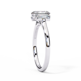 14k IGI certified radiant ring with E-F color VVS-VS clarity diamonds 32