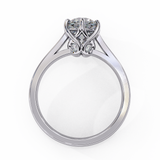 14k IGI certified round ring with E-F color VVS-VS clarity diamonds 33